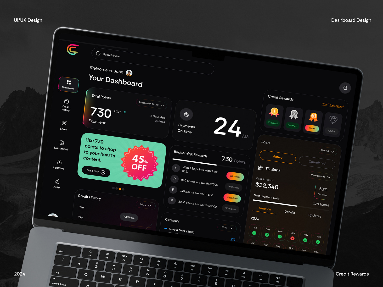 Credit Reward Admin Dashboard UI Design by Najmul Hasan Rifat | Senior ...