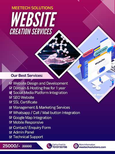 Meetech solutions - Flyer Design banner design flyer flyerdesign logo posterdesign ui ux