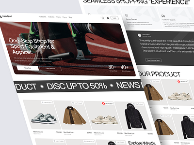 E-Commerce Website ecommerce ecommercewebsite fashion uidesign uiux websitedesign