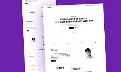 Personal Page Design css design personal branding page portfolio tailwind ui uiux web web design website