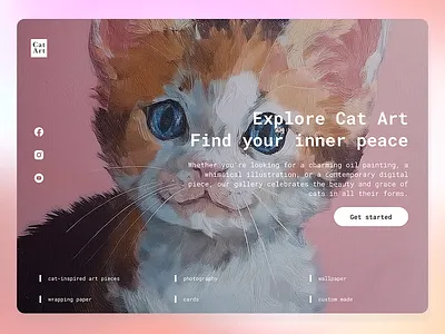 cat art ui web