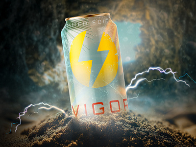 Vigor | Brand Identity brand branding can candesign drink energydrink graphic design logo