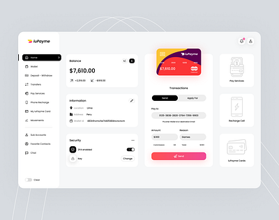 Payments Dashboard Ui Design dashboard ui dashboard ui design payments app ui design payments dashboard ui ui ui design ux ux design