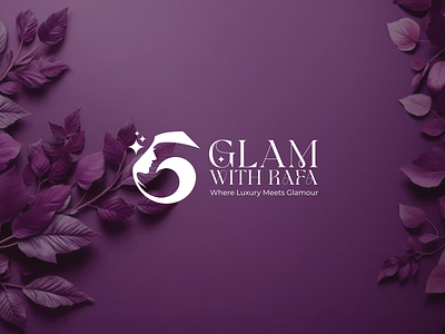 Glamarous Logo Design - Glam with Rafa branding fashion fashionlogo glamorlogo glamour glamourous graphic design logo logos logotype luxurylogo