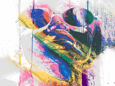 Displacement ideas affinity designer face illustration