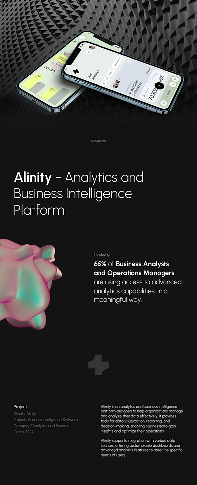 Alinity - Analytics and Business Intelligence Platform analytics app branding business platform case study dashboard graphic design illustration logo presentation typography ui ux