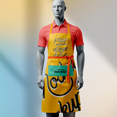 Free Apron Mockup PSD apron free mockup freebies mockup mockup design mockup psd psd mockup