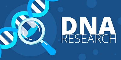 🧬 🔍 DNA Research Illustration biochemistry biology biotechnology chemistry diagram dna flat gene glyph laboratory magnifying glass medical medicine molecule pictogram research science scientific technology transparent