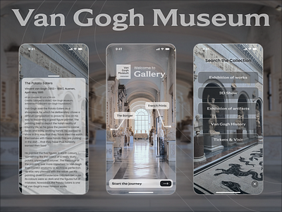 AR Museum Experience animation ar ui