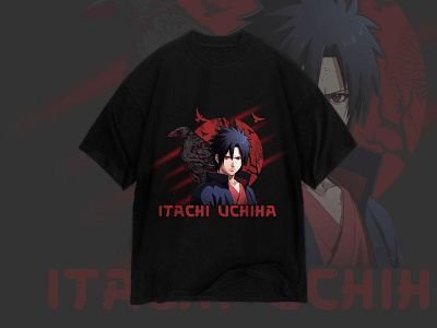 Anime T-Shirt Design, Custom T-Shirt Design. anime anime t shirt anime t shirt design apparal apparel t shirt custom custom t shirt design free anime t shirt free shirt free t shirt free t shirt design free t shirt design mockup free t shirts graphic design illustration itachi uchiha naruto shippuden naruto t shirt vector anime