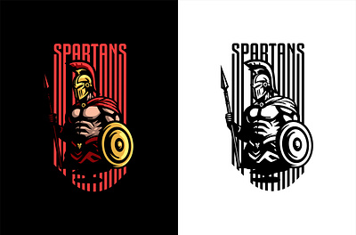 Spartans Logo Design spartan logo