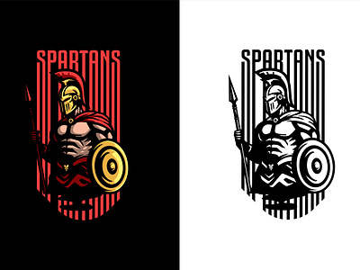 Spartans Logo Design spartan logo