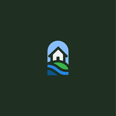 House On A Hill branding design graphic design illustration logo vector