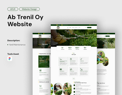 Ab Trenil Oy | Website Design colors design details figma graphic design layout typography ui userexperience userinterface ux visual websitedesign