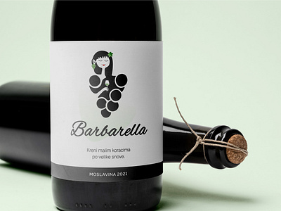 Wine logo & label feminine design wine branding wine label wine logo