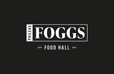 Foggs Food Hall - Brand Creation branding food branding foodhall logo design print design website design