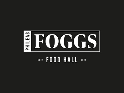 Foggs Food Hall - Brand Creation branding food branding foodhall logo design print design website design