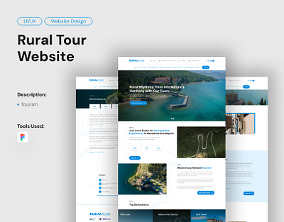 Rural Tour | Website Design colors design details figma graphic design layout ui uiuxdesigner userexperience userinterface ux webdesign websitedesign