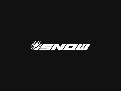 "Snow" Skiing Logo branding graphic design logo