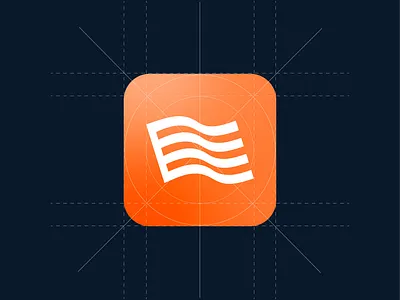 Undrafted Sports News - App Icon brand design brand identity brand identity design branding college football design flag flag logo illustration logo logo design logo designer news photography sports videography