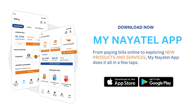 Website Redesign Task- NAYAtel ui