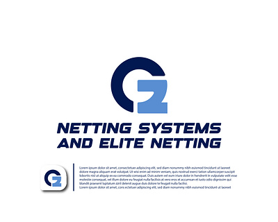 " G2 " Netting Systems and Elite Netting. branding g2 graphic design logo net