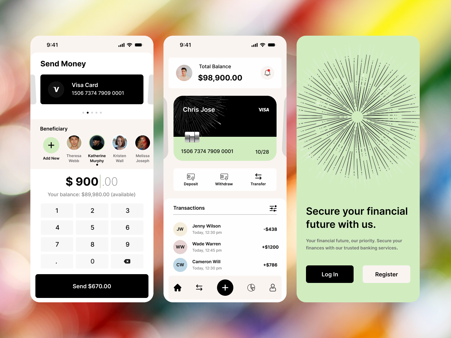 Example of Minimal Mobile Design