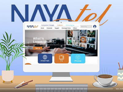 UI Design for NAYAtel ui
