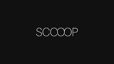 "Scooop" Ice Cream Logo branding graphic design logo