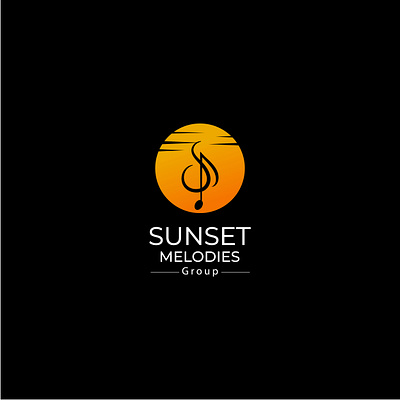 Sunset Music Logo (unused) branding design graphic design illustration letter logo logo logo design music music logo song sunset music logo vector