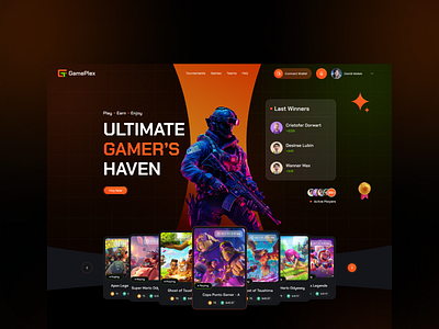 Gameplex - eSports and Gaming NFT Website Template esports esports template game game portal game store gamer gaming gaming blog gaming studio gaming theme match nft game tournament video game