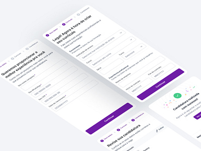 Registration - Mobile version app figma form form design job job board multi step onboarding register registration steps subscribe ux design