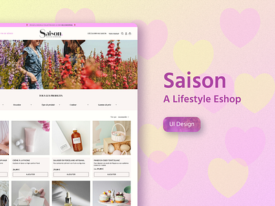 Saison - A Lifestyle Eshop branding design eshop lifestyle ui ui design