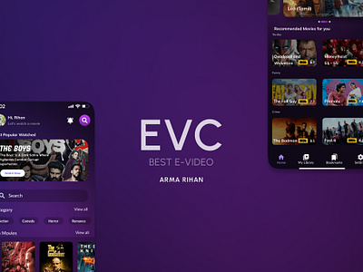 EVC cloud-based video platform app designinspiration digitaldesign esoft evcplatform figma minimaldesign mobileappdesign mobileappinterface modernui productdesign ui uiinteraction uiux userinterface webappdesign