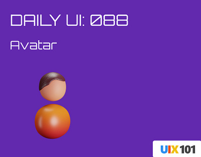 DAILY UI: 088 | Avatar | #UIX101 088 avatar dailyui figma mobile app ui design uix101 user experience user interface