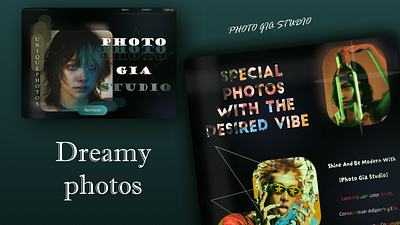 Photo Gia Studio Website design photo ui uiux ux web design web design