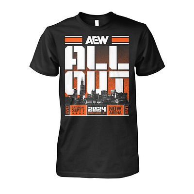 AEW All Out 2024 Shirt design illustration