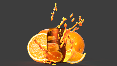 an orange