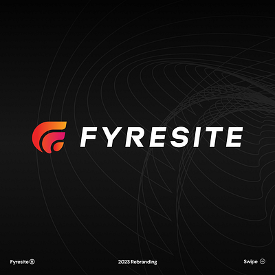 Fyresite Rebrand agency app arizona brand branding graphic design identity logo orange portfolio rebranding redesign startup tech ui ux web web design