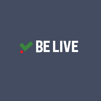 Be Live branding green live logo streaming