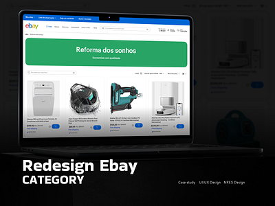 Ebay - Redesign Category UI Design ebayredesign ecommerceux uiux visualredesign webinterface