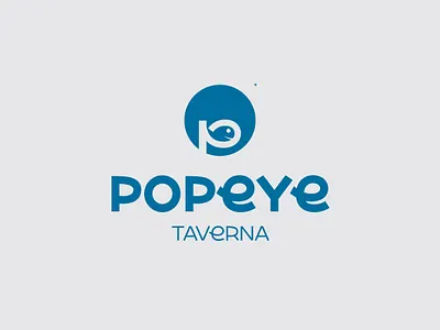 Popeye Taverna / A fish restaurant / Brand Identity branding design graphic design illustration logo typography