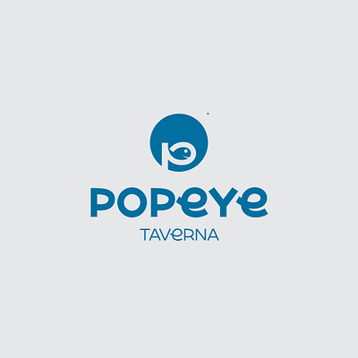 Popeye Taverna / A fish restaurant / Brand Identity branding design graphic design illustration logo typography