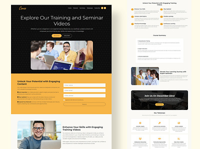 Corso Training Website bootstrap css figma figma design frontend html sass ui uiux wireframe