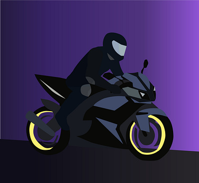 Biker illustration 2d illustration biker vector illustration design graphic design motobike vector motocycle vector illustration vector illustration