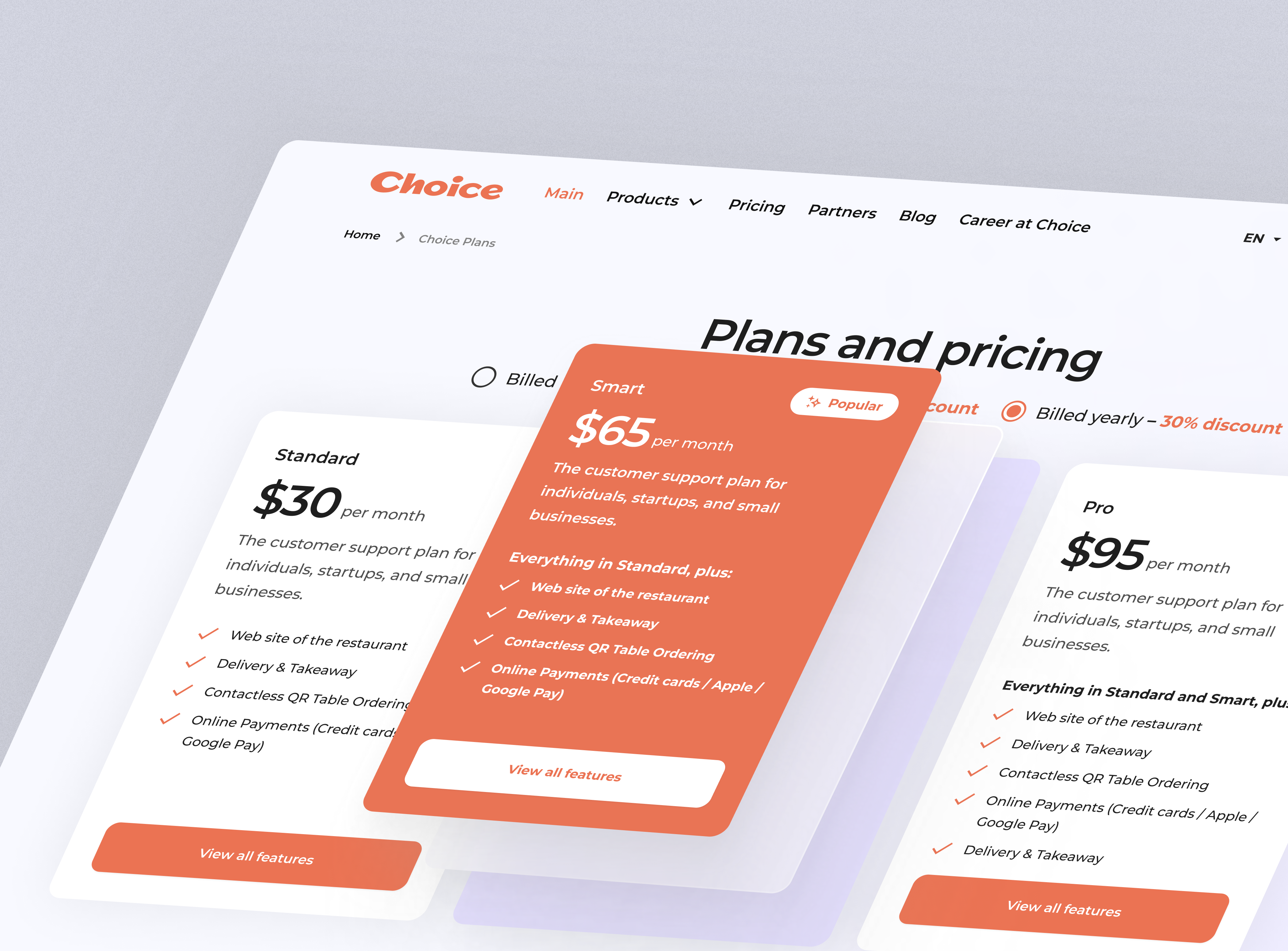 Pricing Page clean design landing plan price pricing design tariff ui ux web design