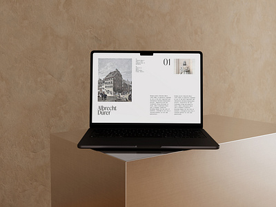 DesignMeetsHistory | Dürer's House designmeetshistory web design