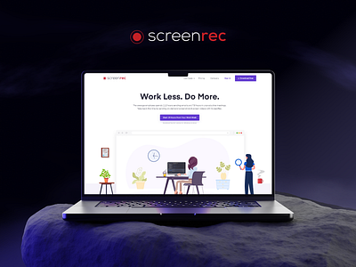 Screenrec | productivity tool | Product UI | SAAS graphic design ui