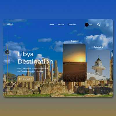 Libya Web Design 3d animation app appdesign branding design graphic design illustration landing page libya logo motion graphics ui uidesign ux uxdesign web web design website website design