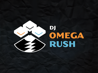 DJ Omega Rush - Logo artist brand design brand guide branding colorful custom design dj event font graphic design icon illustration logo logomark mark music vector visual identity